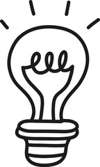 Cute Doodle Icon Set in Hand-Drawn Style