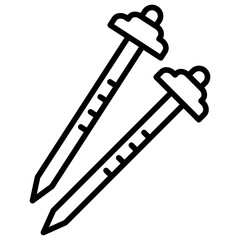 Roofing Nail Icon