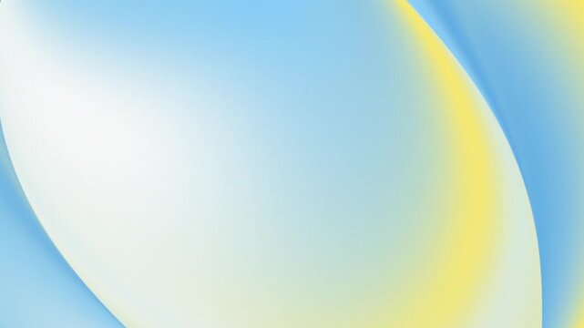 Light Blue and Yellow Pastel Gradient Waves Looping
