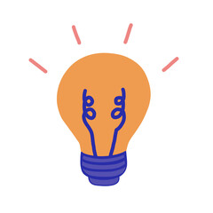 creative light bulb illustration