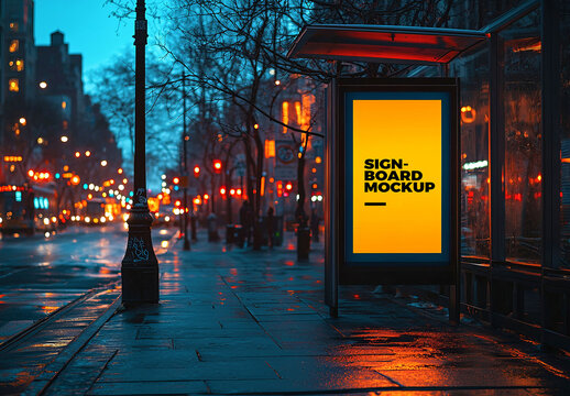 Billboard Mockup Template