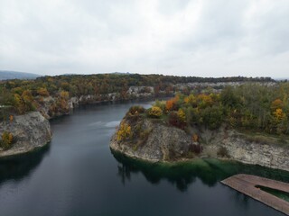 Zakrzówek - Kraków - Polska - widok z drona
