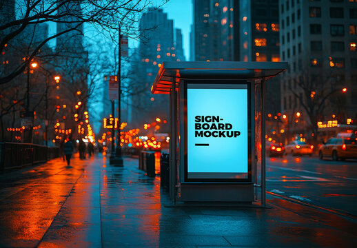 Billboard Mockup Template
