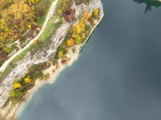 Zakrzówek - Kraków - Polska - widok z drona