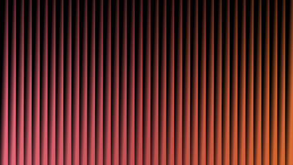 Obraz premium Hand made Abstract gradient background with vertical lines smooth color transition from black to ora
