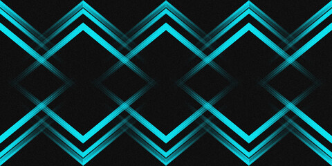 Blue neon glowing diamond grid with subtle grainy noise texture and dark futuristic geometric abstract pattern