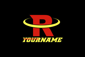 This is a vector image of the letter R logo and speed icon, suitable for use in company logo designs, tires, workshops, racing, mechanics, printing, stickers, distro, food, restaurants, t-shirts, 