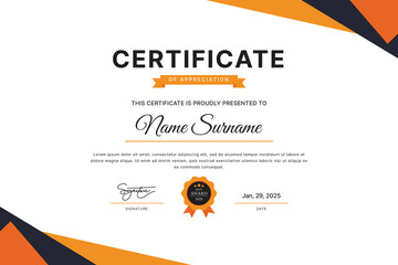 Certificate Template Design