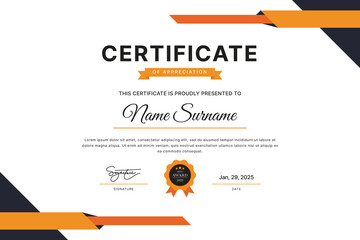 Certificate Template Design