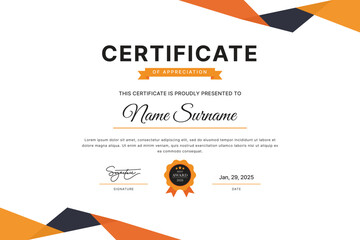 Certificate Template Design