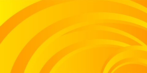 Yellow color square pattern on banner with shadow. Abstract white and grey color geometric background with copy space.