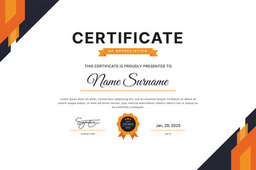Certificate Template Design