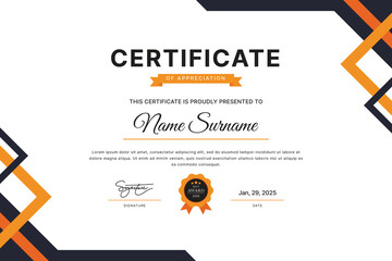 Certificate Template Design