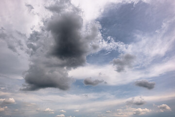 Dark sky with stormy clouds. Dramatic sky rain,Dark clouds before a thunder-storm,clouds before rain