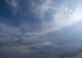Dark sky with stormy clouds. Dramatic sky rain,Dark clouds before a thunder-storm,clouds before rain