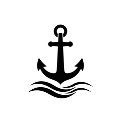 anchor on white background