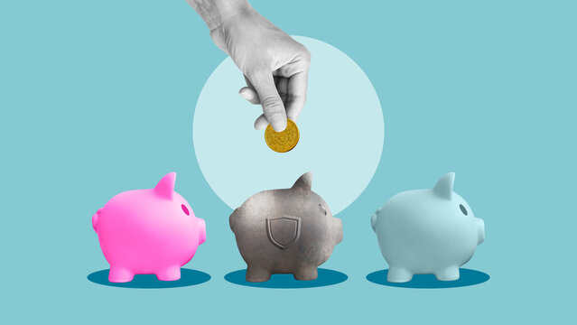 Income protection insurance, protecting investment wealth and securing savings in economic crisis. Guaranteed income and diversification