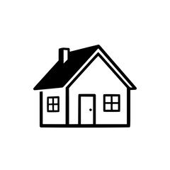 Simple House or Home Icon
