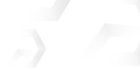 Abstract gray geometric modern hexagon background Neomorphs design Overlapping line background design. Vector illustration..