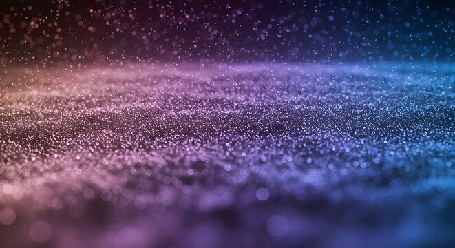 Abstract digital background with a gradient of colors and particles, bokeh effect - Powered by Adobe