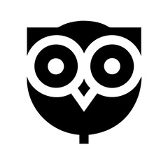 Vector art of owl face, a symbol of intelligence, mystery, and nocturnal wisdom, with its piercing gaze and distinctive features, a captivating creature