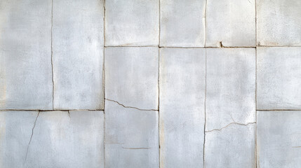 Fototapeta premium Concrete wall surface with subtle cracks and light shadows, showcasing texture and depth