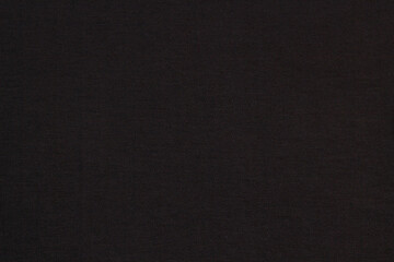 Fabric black cotton Jersey background texture	
