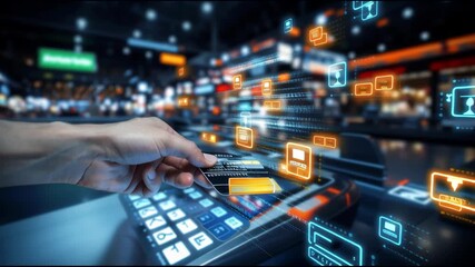 Digital credit card payment system. - Powered by Adobe