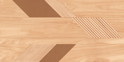 Texture of wood lath wall background. Seamless pattern of modern wall paneling wooden slats for background