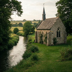 church in the village
