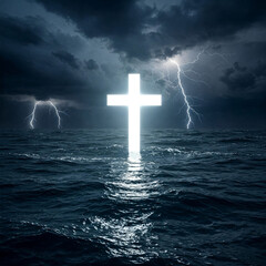 cross on the horizon