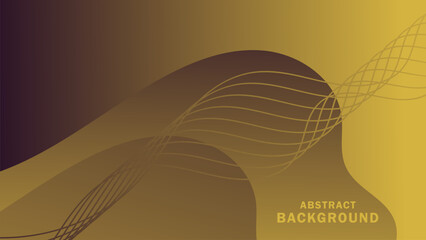 Abstract background flowing wafe lines on gradient backdrop.modern design minimalist.vector illustration.