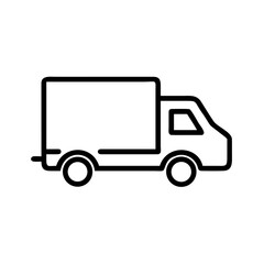 Fototapeta premium Delivery Van Icon