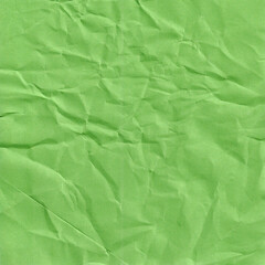crumpled green paper