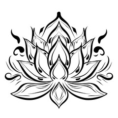 Black and white floral tribal pattern offers reduced treatment duration, fewer side effects, enhanced comfort,