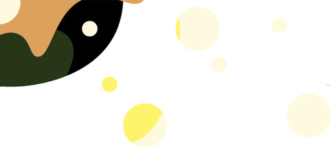 Abstract Panda Eyes Close-Up: Minimalist Illustration With Soft Colors and Playful Feel.vector eps10