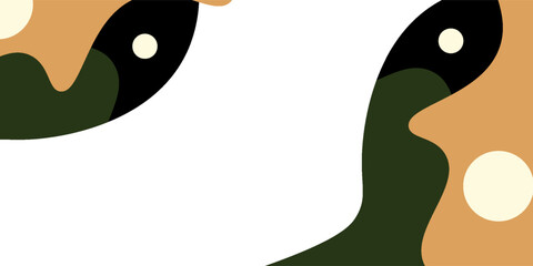 Abstract Panda Eyes Close-Up: Minimalist Illustration With Soft Colors and Playful Feel