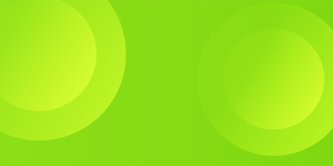 Vibrant Green Abstract Background With Circular Overlays For Modern Design And Branding