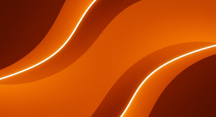 Minimalist Frosted Glass Wallpaper - Orange