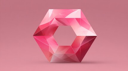 Pink diamond gemstone crystal jewelry design background