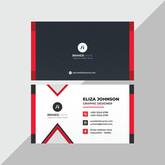 Modern Professional Business Card, Creative And Simple Business Visiting Card, Business Card Design Template 