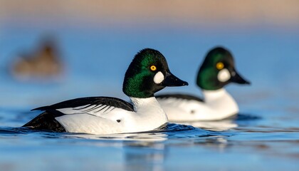 Fototapeta premium Two ducks on water (1)