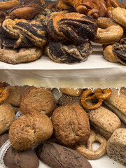 Fresh Bread in the window on the counter