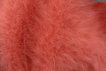 red fur texture faux 