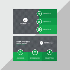 Modern Professional Business Card, Creative And Simple Business Visiting Card, Business Card Design Template 