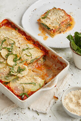 Baked kohlrabi gratin
