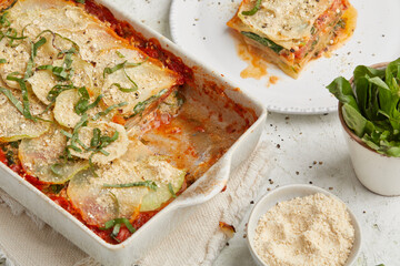 Baked kohlrabi gratin