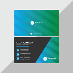 Modern Professional Business Card, Creative And Simple Business Visiting Card, Business Card Design Template 