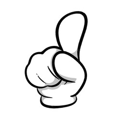 ハンドサイン素材｜指さしポーズ