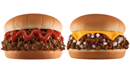 Delicious sloppy joes with ketchup and cheese offer a tasty dinner, showcasing hearty and comforting flavors